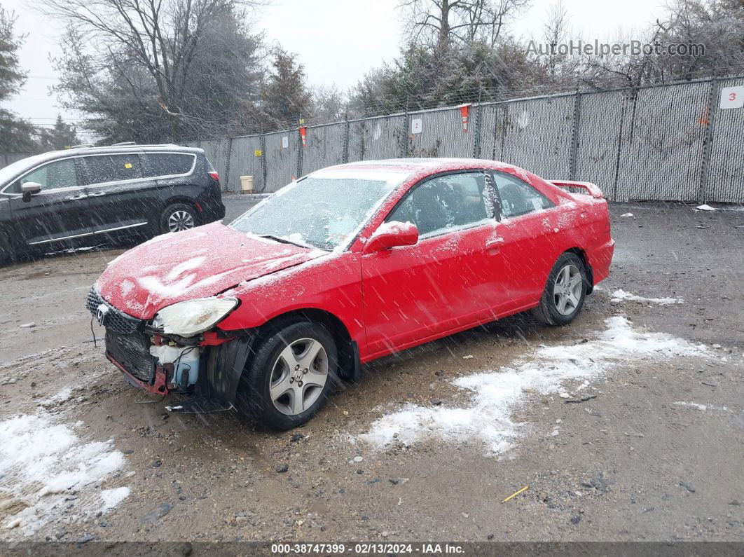 2004 Honda Civic Ex Red vin: 1HGEM22914L046783