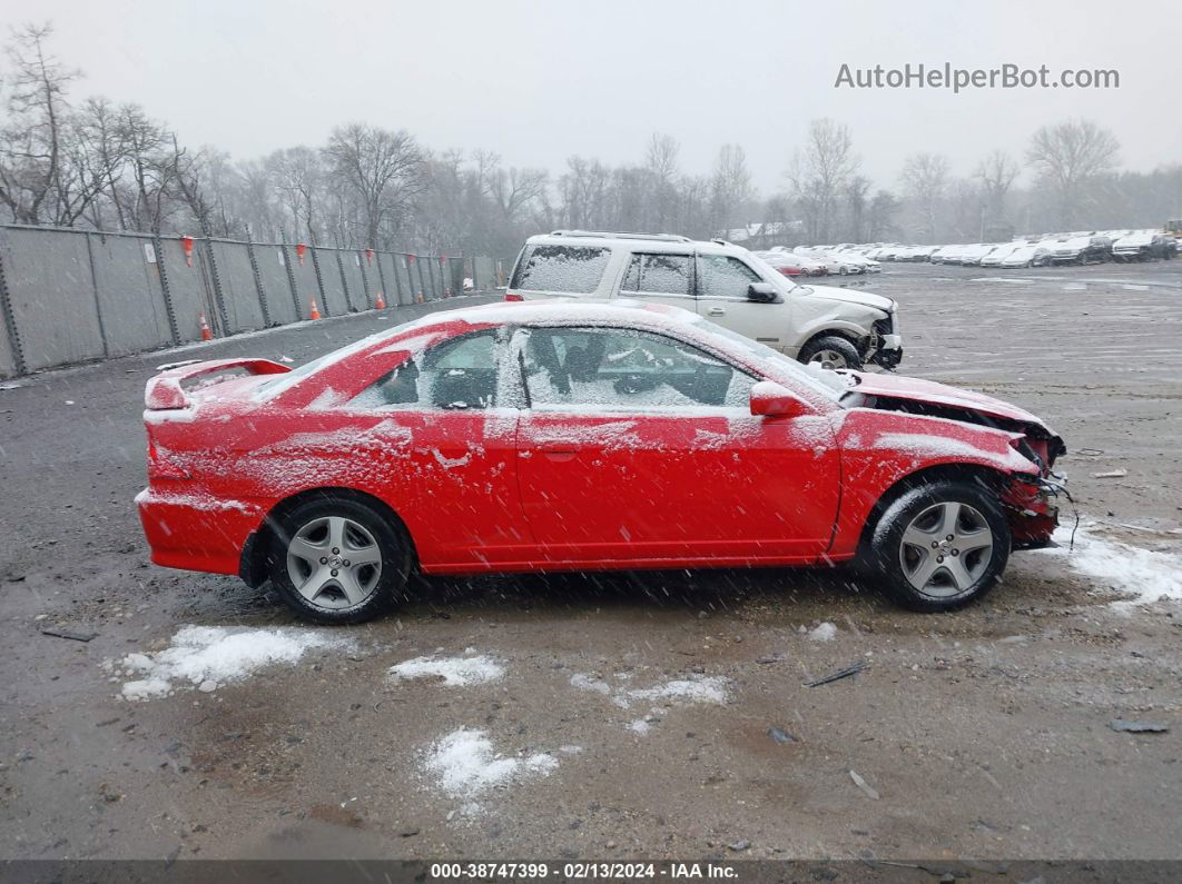 2004 Honda Civic Ex Red vin: 1HGEM22914L046783