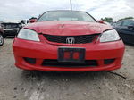 2004 Honda Civic Ex Red vin: 1HGEM22924L028681