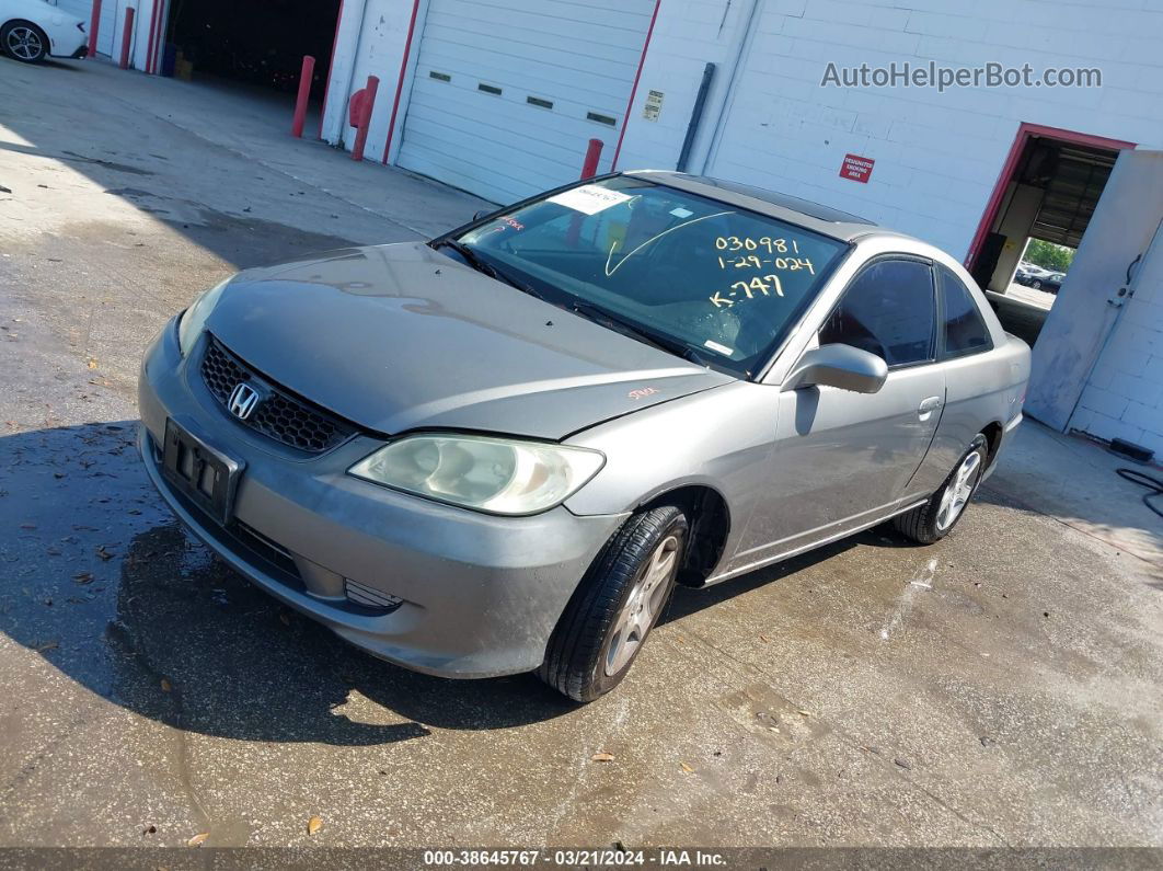 2004 Honda Civic Ex Gray vin: 1HGEM22924L030981