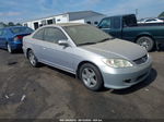 2004 Honda Civic Ex Silver vin: 1HGEM22934L015485