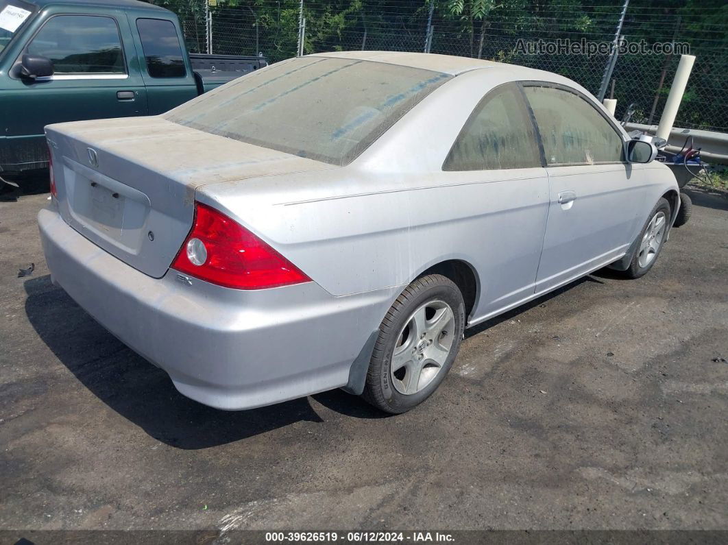 2004 Honda Civic Ex Silver vin: 1HGEM22934L015485