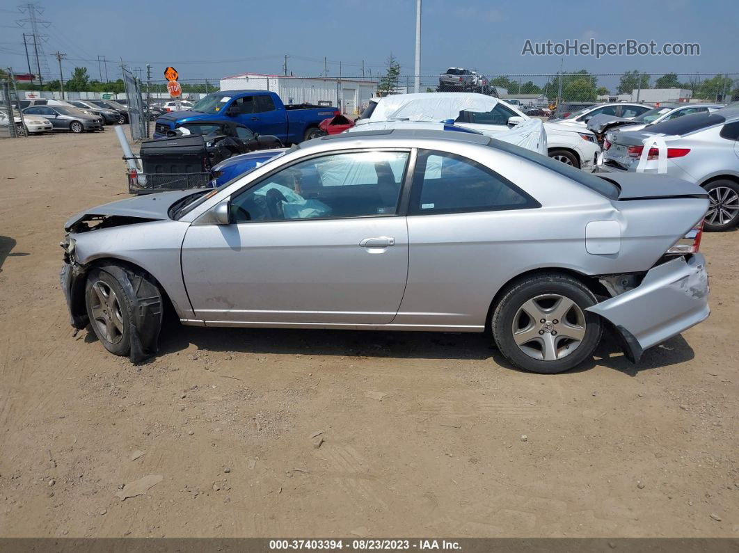 2004 Honda Civic Ex Silver vin: 1HGEM22954L031753