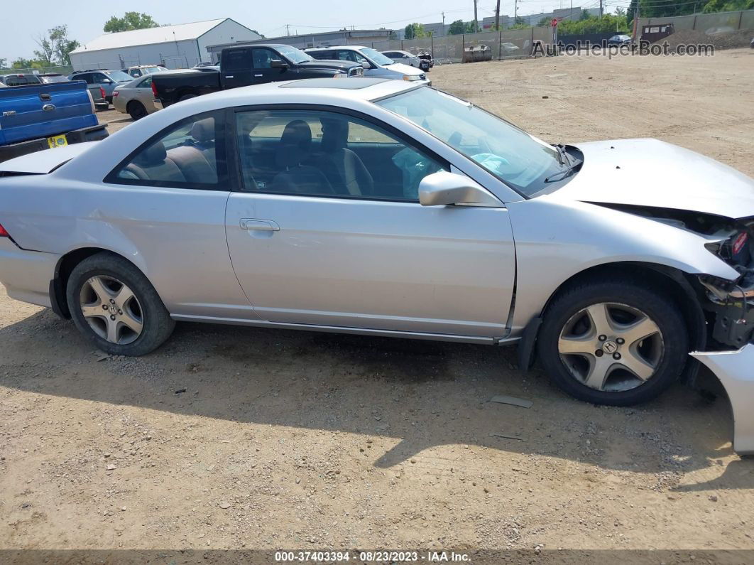 2004 Honda Civic Ex Silver vin: 1HGEM22954L031753