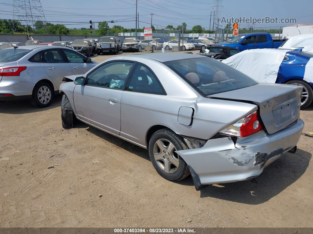 2004 Honda Civic Ex Silver vin: 1HGEM22954L031753