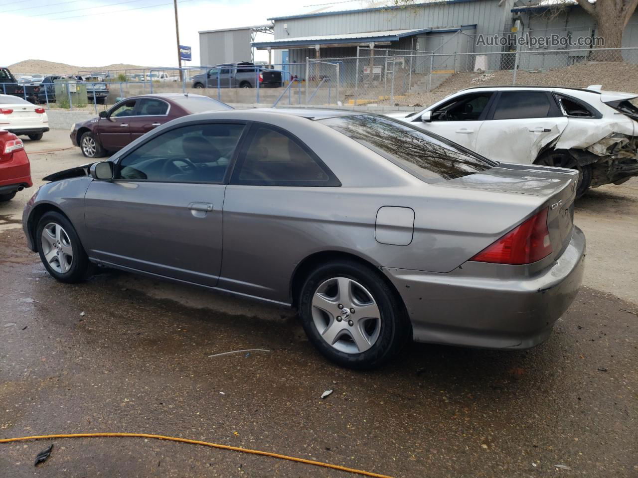 2004 Honda Civic Ex Gray vin: 1HGEM22964L077656