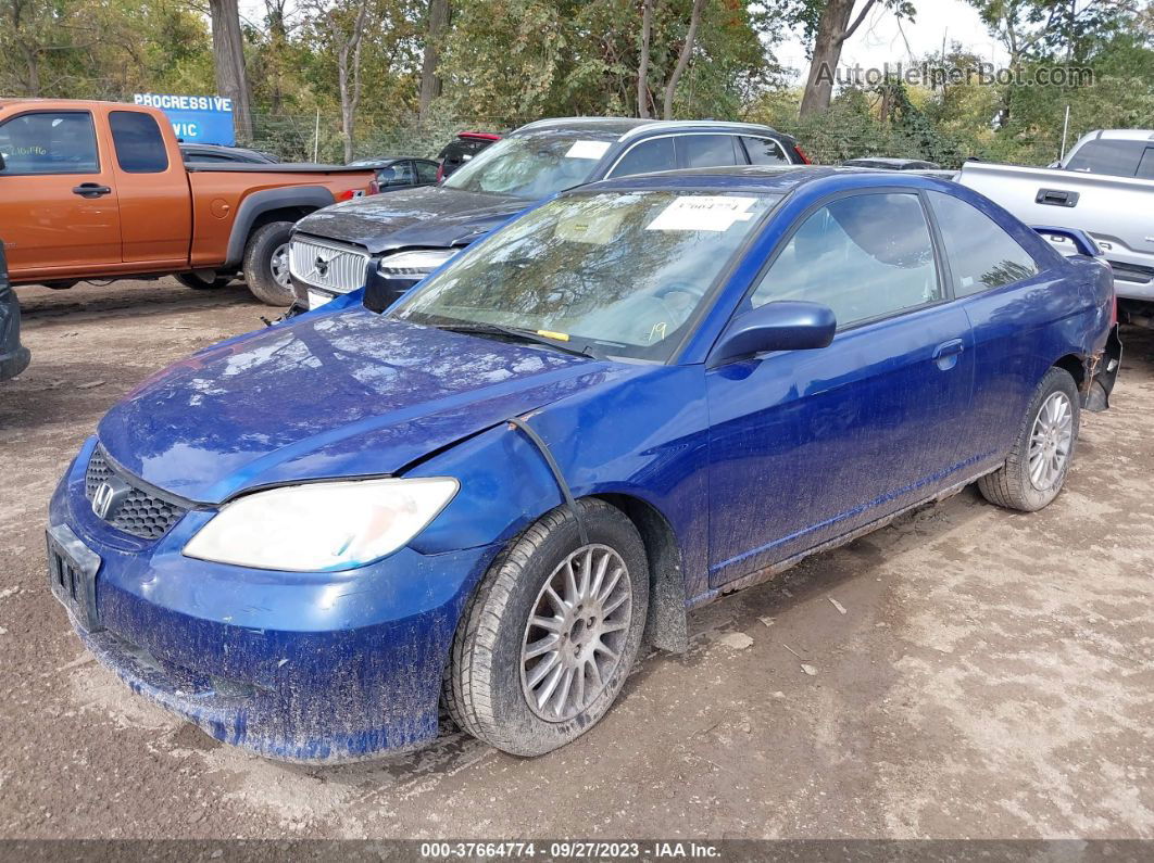 2005 Honda Civic Ex Blue vin: 1HGEM22975L069048