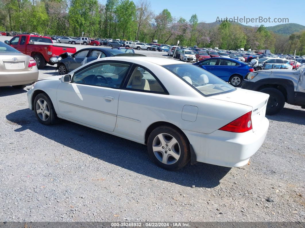 2004 Honda Civic Ex White vin: 1HGEM22994L046563