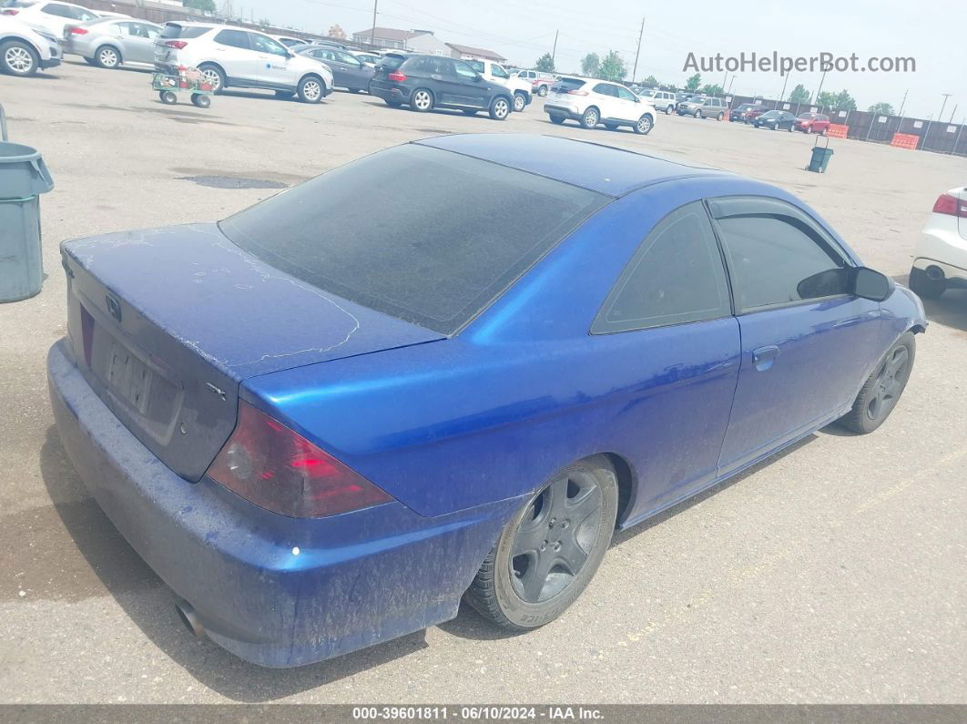 2005 Honda Civic Ex Blue vin: 1HGEM229X5L010785