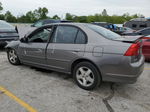 2005 Honda Civic Lx Gray vin: 1HGES15505L000145