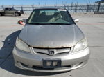 2004 Honda Civic Lx Tan vin: 1HGES15564L023864