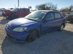 2004 Honda Civic Dx Vp Blue vin: 1HGES16304L015482