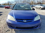 2004 Honda Civic Dx Vp Blue vin: 1HGES16304L015482