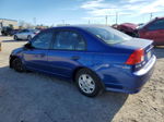 2004 Honda Civic Dx Vp Blue vin: 1HGES16304L015482