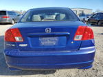 2004 Honda Civic Dx Vp Blue vin: 1HGES16304L015482