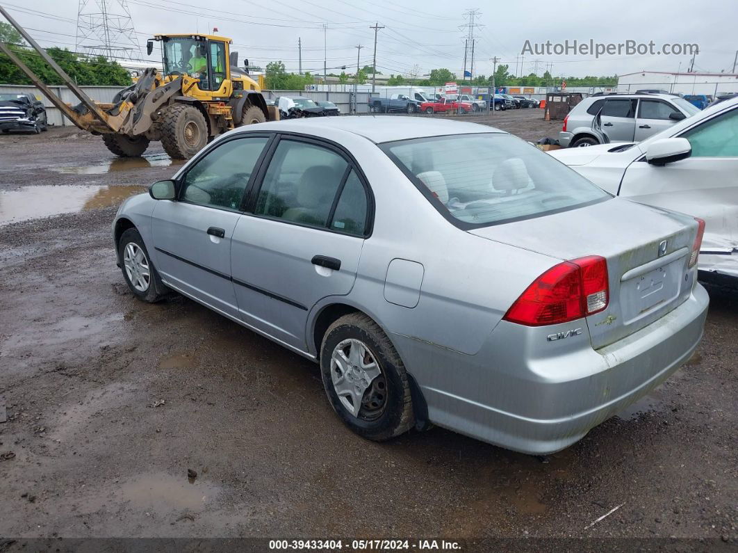 2004 Honda Civic Vp Silver vin: 1HGES16304L023064