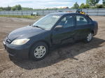 2005 Honda Civic Dx Vp Black vin: 1HGES16305L018030