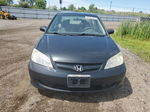 2005 Honda Civic Dx Vp Black vin: 1HGES16305L018030