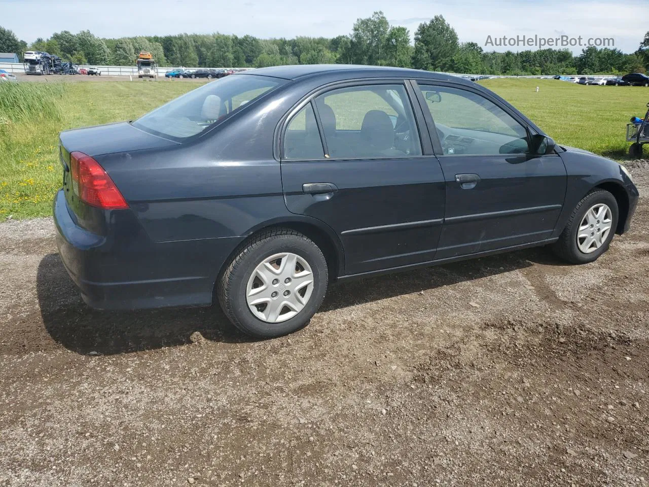 2005 Honda Civic Dx Vp Black vin: 1HGES16305L018030