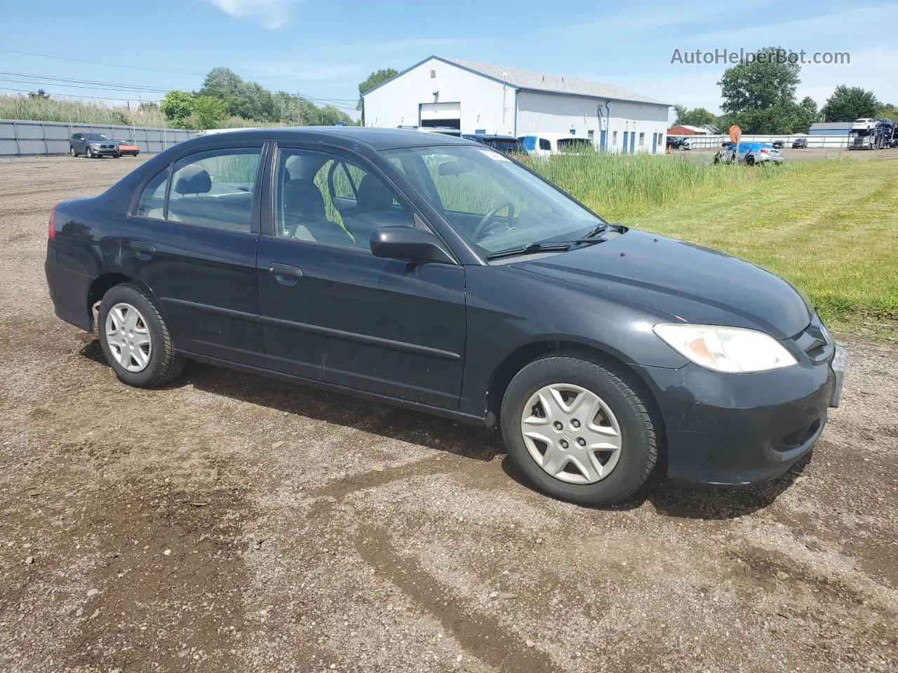 2005 Honda Civic Dx Vp Black vin: 1HGES16305L018030