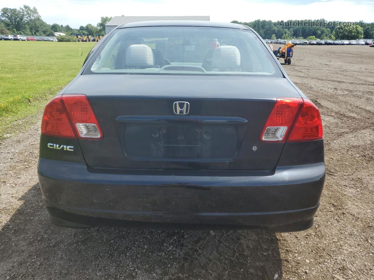 2005 Honda Civic Dx Vp Black vin: 1HGES16305L018030