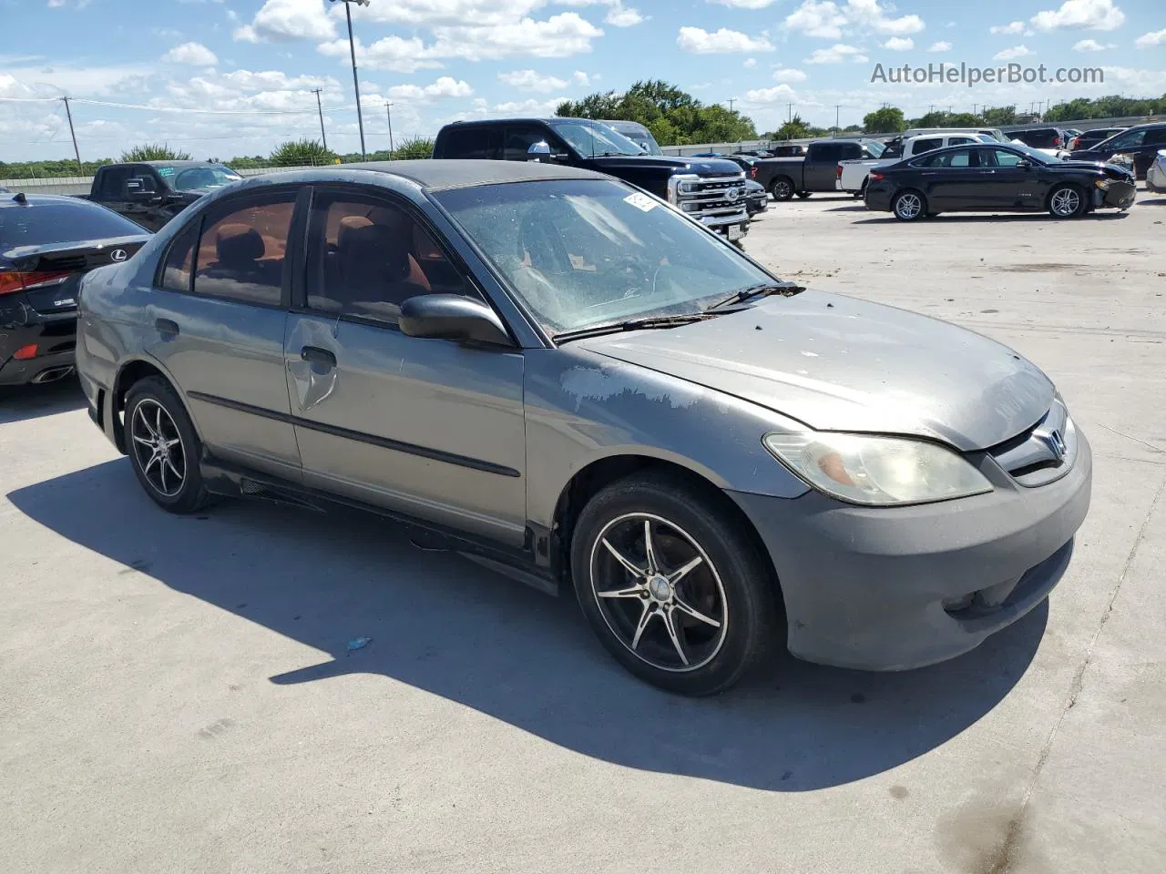 2005 Honda Civic Dx Vp Green vin: 1HGES16325L026050