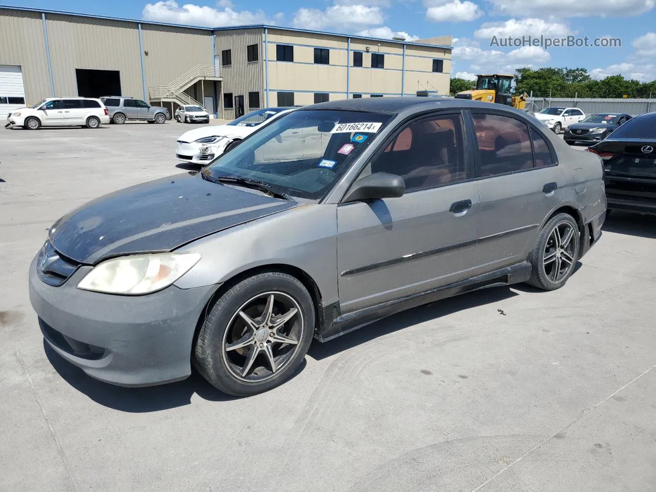 2005 Honda Civic Dx Vp Green vin: 1HGES16325L026050