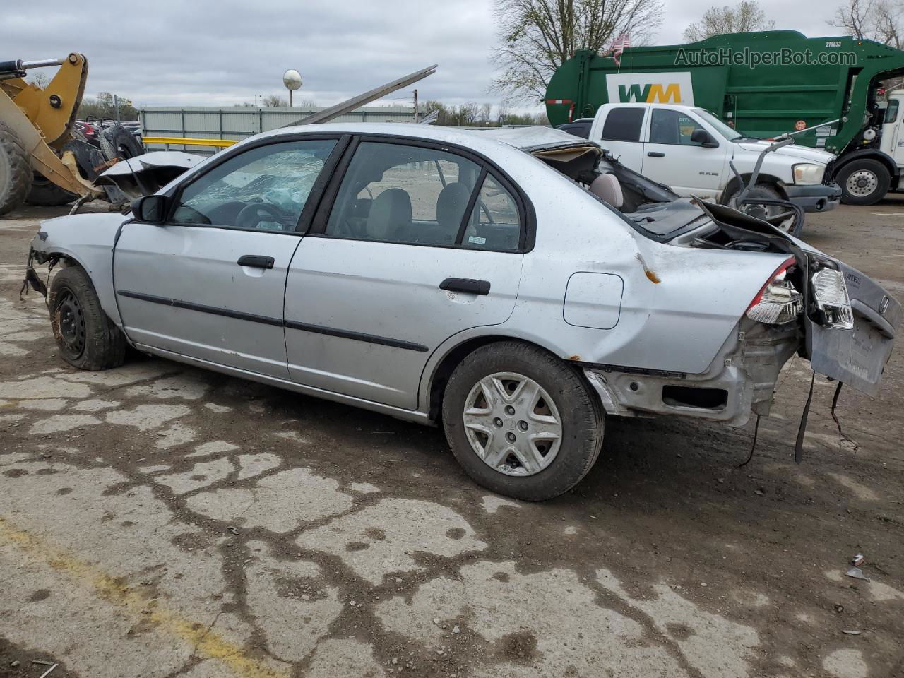 2005 Honda Civic Dx Vp Silver vin: 1HGES16325L030289