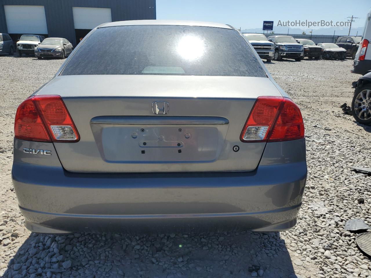 2005 Honda Civic Dx Vp Gray vin: 1HGES16355L018931