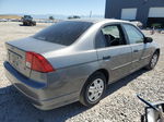 2005 Honda Civic Dx Vp Gray vin: 1HGES16355L018931