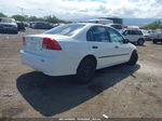 2004 Honda Civic Vp White vin: 1HGES16364L003868