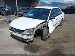 2004 Honda Civic Vp White vin: 1HGES16364L003868