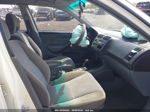 2004 Honda Civic Vp Белый vin: 1HGES16364L003868