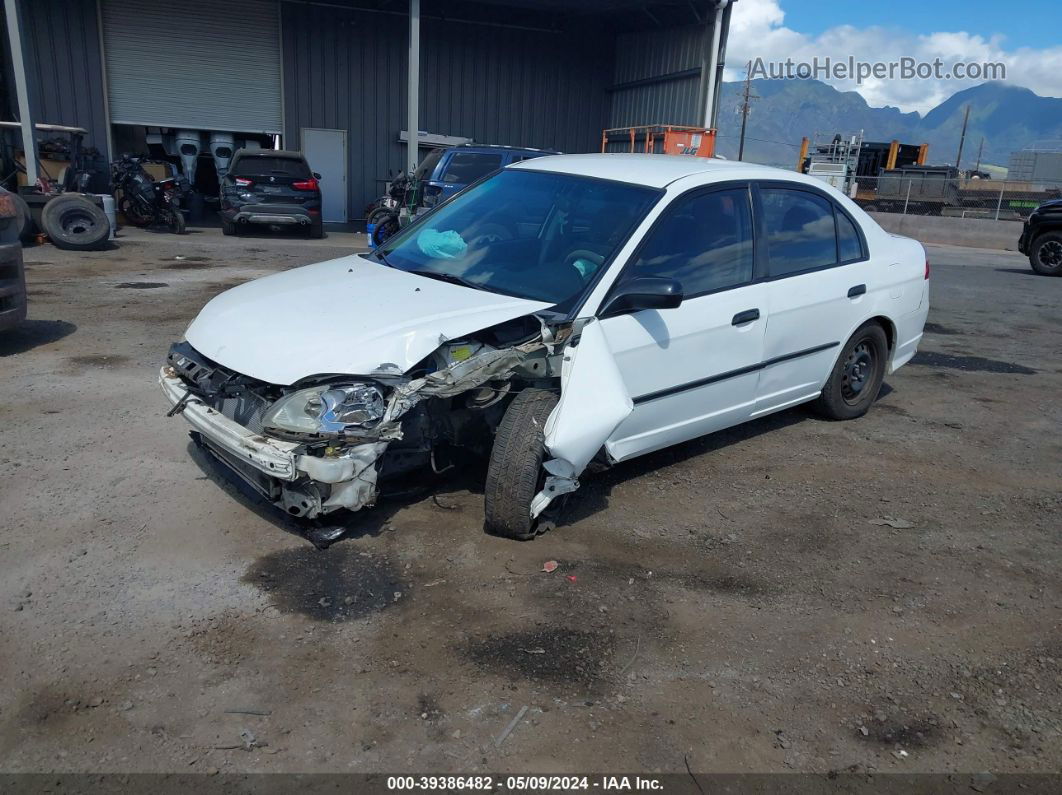 2004 Honda Civic Vp Белый vin: 1HGES16364L003868