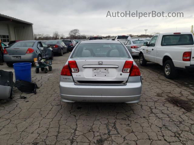 2004 Honda Civic Dx Vp Silver vin: 1HGES16364L025515