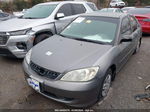 2005 Honda Civic Vp Gray vin: 1HGES16375L023967