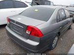 2005 Honda Civic Vp Gray vin: 1HGES16375L023967