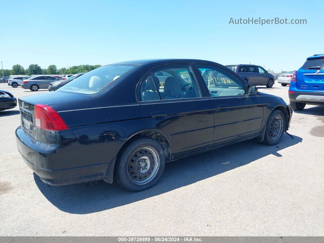 2005 Honda Civic Lx Black vin: 1HGES16505L000211