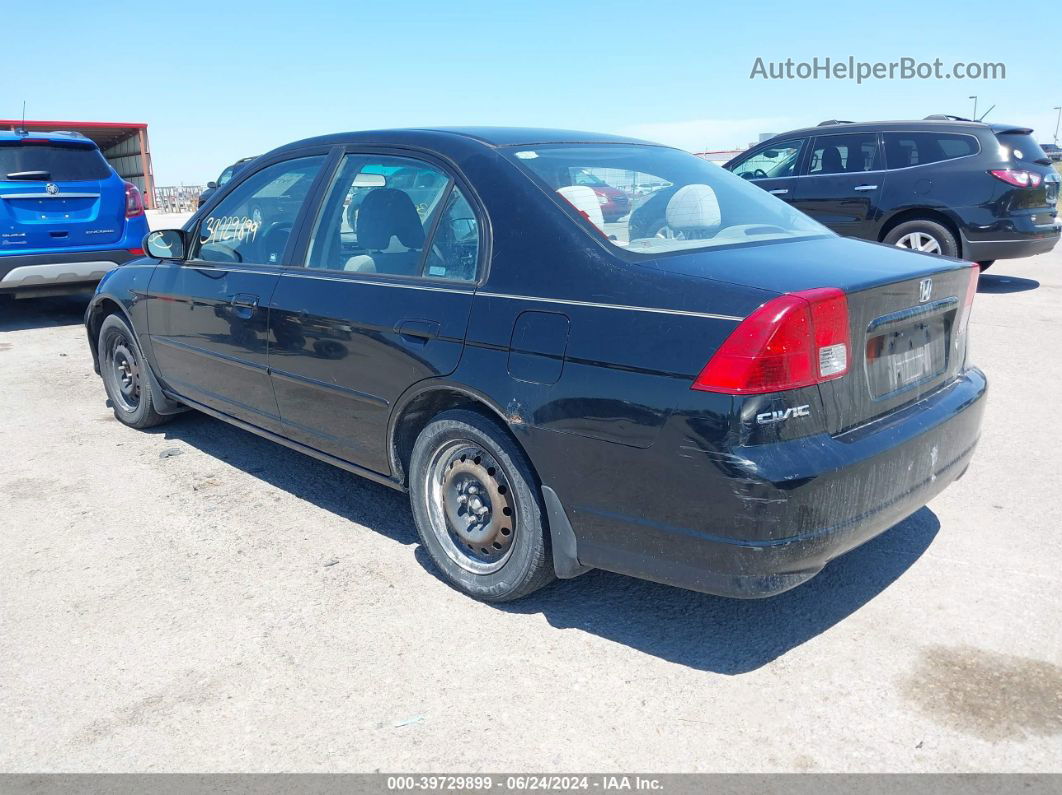 2005 Honda Civic Lx Black vin: 1HGES16505L000211