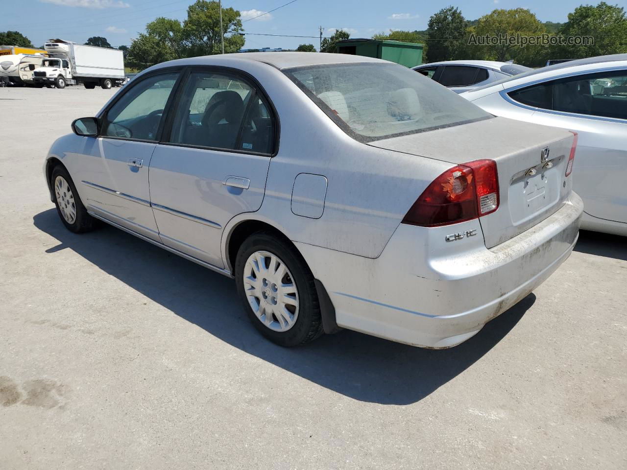 2005 Honda Civic Lx Silver vin: 1HGES16515L005756