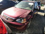 2002 Honda Civic Lx Maroon vin: 1HGES16532L040536