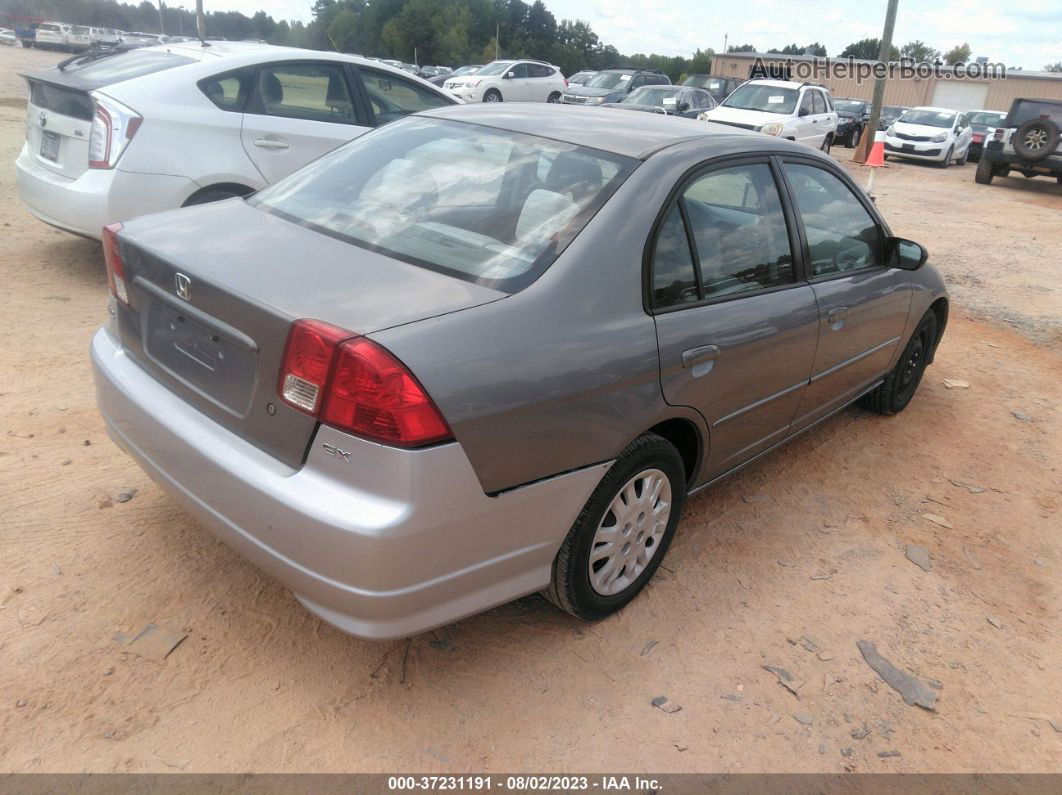 2004 Honda Civic Lx Silver vin: 1HGES16534L022301