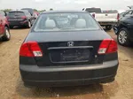 2005 Honda Civic Lx Black vin: 1HGES16555L018722