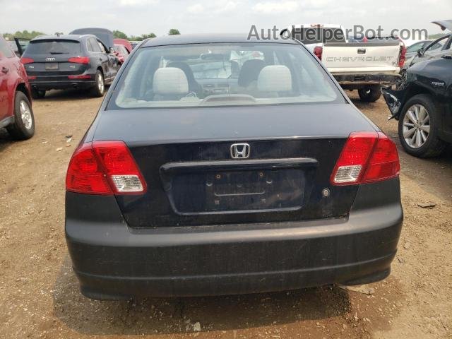 2005 Honda Civic Lx Black vin: 1HGES16555L018722