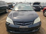 2005 Honda Civic Lx Black vin: 1HGES16555L018722