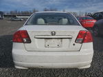 2004 Honda Civic Lx White vin: 1HGES16594L017538