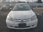 2004 Honda Civic Lx White vin: 1HGES16594L017538