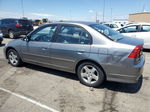 2004 Honda Civic Ex Gray vin: 1HGES26774L000986