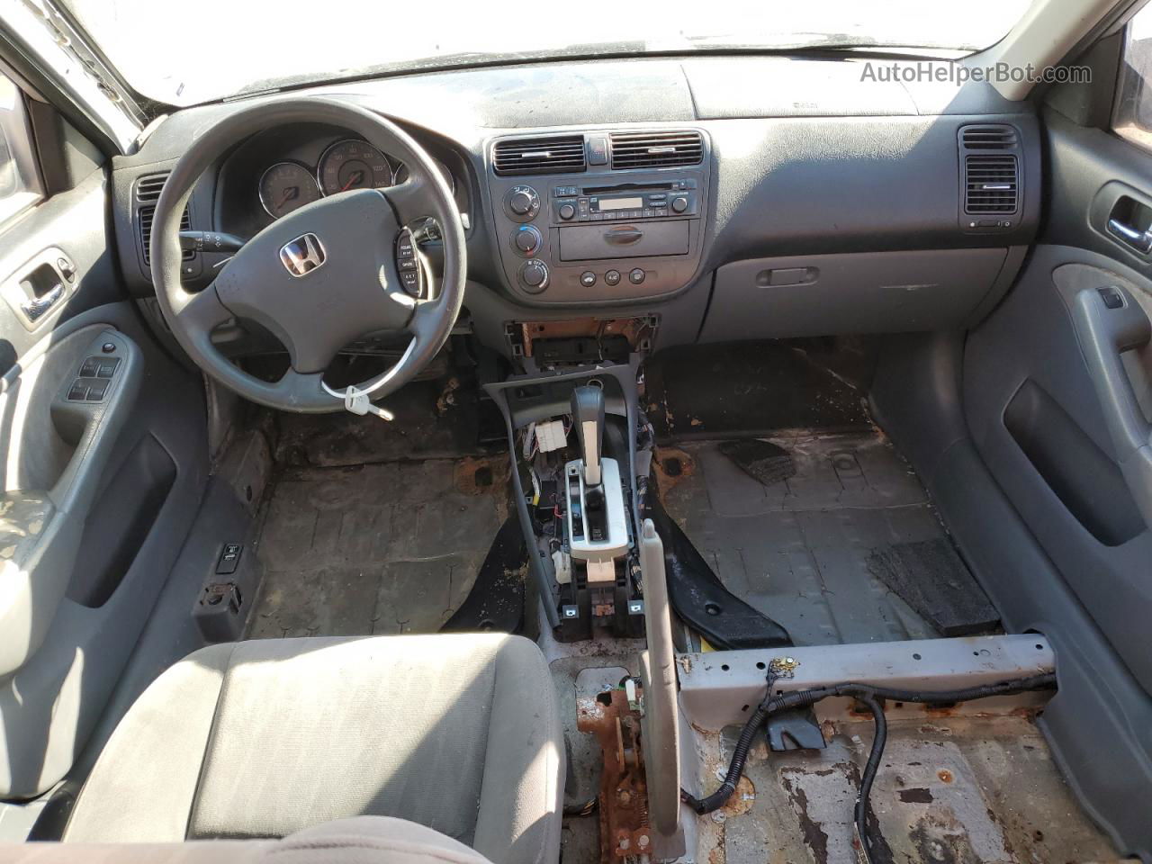 2004 Honda Civic Ex Серебряный vin: 1HGES26834L002503