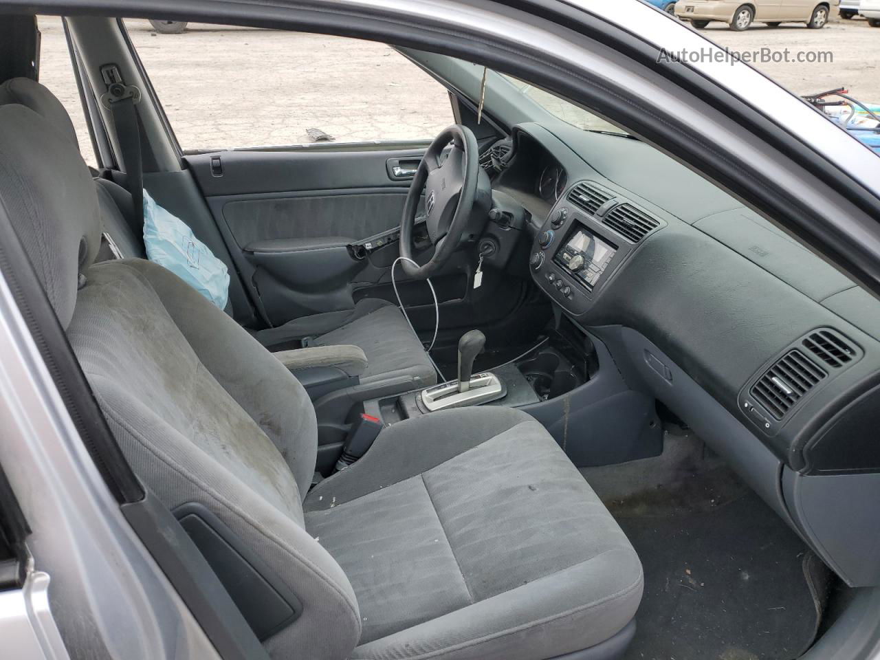 2004 Honda Civic Ex Серебряный vin: 1HGES26874L013682